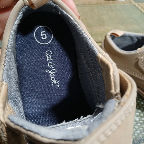 Cat & Jack Tan Baby Walker Shoes - Picture 5 of 7